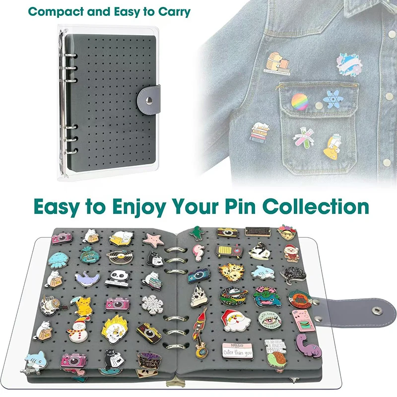 Filz Pin-Sammelalbum – Diy Display-Buch Für Abzeichen, Broschen, Charms Und Souvenirs Filz Pin-Sammelalbum – Diy Display-Buch Für Abzeichen, Broschen, Charms Und Souvenirs - Image 2