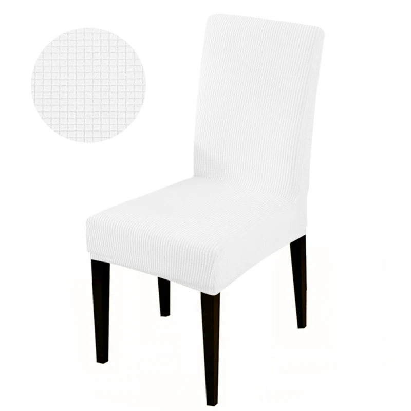 Durable Elastic Fabric Cover For Dining Chairs,Jacquard Chair Cover,Chairs Covers Stretch For Kitchens Home Living Room Decor Durable Elastic Fabric Cover For Dining Chairs,Jacquard Chair Cover,Chairs Covers Stretch For Kitchens Home Living Room Decor - Image 11