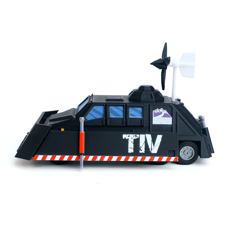 3D-Gedrucktes Tiv2 Einsatzfähiges Tornado-Abfangfahrzeug Statisches Maßstabsmodell Sammlerstück Schreibtisch-Dekoration Geschenk Für Sturmjäger Und Wissenschaftsfans 3D-Gedrucktes Tiv2 Einsatzfähiges Tornado-Abfangfahrzeug Statisches Maßstabsmodell Sammlerstück Schreibtisch-Dekoration Geschenk Für Sturmjäger Und Wissenschaftsfans - Image 2