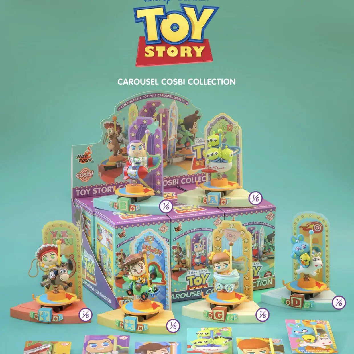 Original Hot Toys Disney Toy Story Karussell Buzz Lightyear Blind Box Komplettset Figur Puppe Desktop-Ornament Überraschungsgeschenk Auf Lager Original Hot Toys Disney Toy Story Karussell Buzz Lightyear Blind Box Komplettset Figur Puppe Desktop-Ornament Überraschungsgeschenk Auf Lager - Image 11