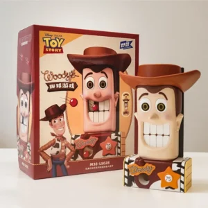 Toy Story Woody Große Zähne Kreatives Montage-Baustein-Modellset Desktop-Wurfspiel Party-Unterhaltungsspielzeug Fan-Geschenke