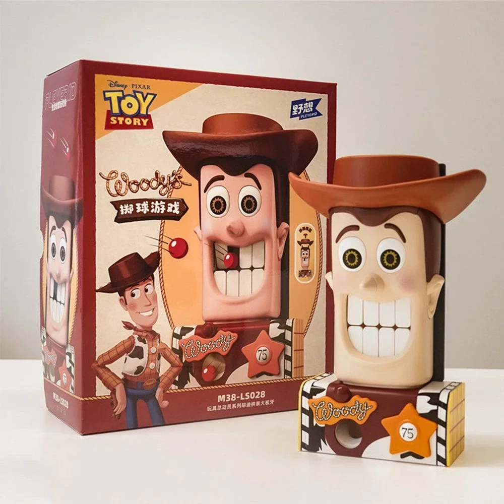 Toy Story Woody Große Zähne Kreatives Montage-Baustein-Modellset Desktop-Wurfspiel Party-Unterhaltungsspielzeug Fan-Geschenke Toy Story Woody Große Zähne Kreatives Montage-Baustein-Modellset Desktop-Wurfspiel Party-Unterhaltungsspielzeug Fan-Geschenke