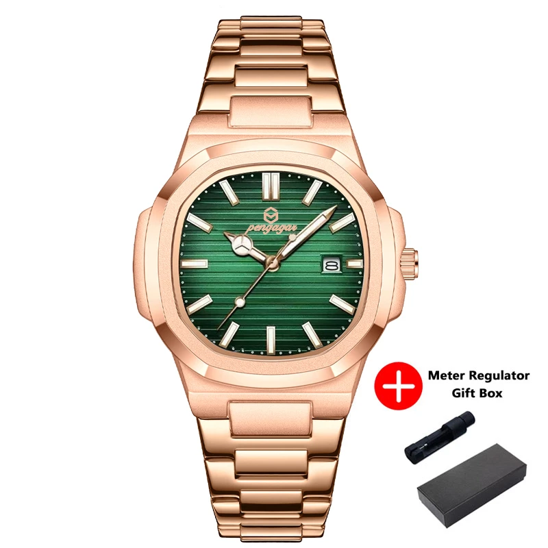 Luxuriöse Quadratische Herren-Armbanduhr, Elegant, Wasserdicht, Leuchtend, Mit Datumsanzeige, Edelstahl, Quarzuhren Für Herren, Weihnachtsgeschenk + Box Reloj Luxuriöse Quadratische Herren-Armbanduhr, Elegant, Wasserdicht, Leuchtend, Mit Datumsanzeige, Edelstahl, Quarzuhren Für Herren, Weihnachtsgeschenk + Box Reloj - Image 14