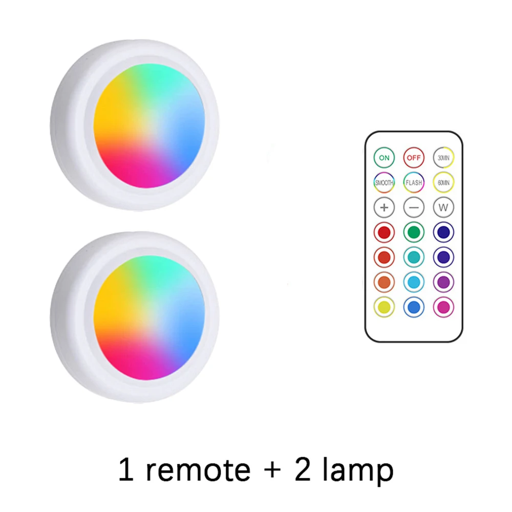 Rgb Led Unterschrankleuchten Mit Fernbedienung – Kabellose, Dimmbare Batterieleuchten Für Küche Und Zuhause Rgb Led Unterschrankleuchten Mit Fernbedienung – Kabellose, Dimmbare Batterieleuchten Für Küche Und Zuhause - Image 12