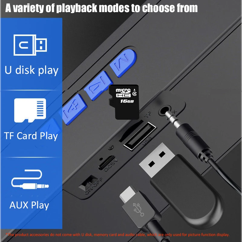 Tragbarer Tws-Lautsprecher Mit Bluetooth 5.0, Fm-Radio, Mp3, Tf-Karte, Usb, Aux &Amp; Freisprechfunktion – Mini-Musikplayer Für Unterwegs Tragbarer Tws-Lautsprecher Mit Bluetooth 5.0, Fm-Radio, Mp3, Tf-Karte, Usb, Aux &Amp; Freisprechfunktion – Mini-Musikplayer Für Unterwegs - Image 6