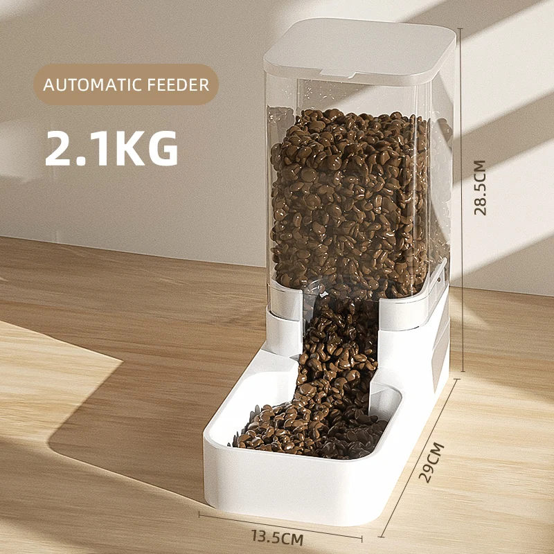 Hoopet Hundefutterspender, Katze, Automatische Fütterung, Wassernapf, Transparent, Tiernahrung, Aufbewahrung, Spender, Behälter, Welpen, Kätzchen, Zubehör Hoopet Hundefutterspender, Katze, Automatische Fütterung, Wassernapf, Transparent, Tiernahrung, Aufbewahrung, Spender, Behälter, Welpen, Kätzchen, Zubehör - Image 8