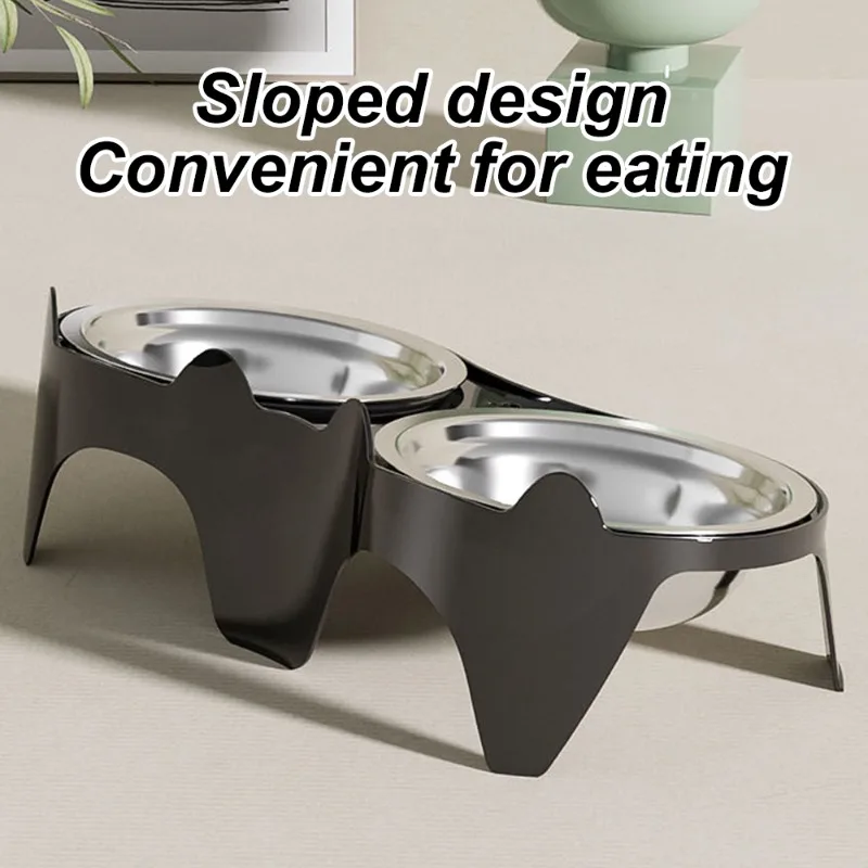 1Pc Stainless Steel Cat Food &Amp; Water Bowl With Anti-Tip Design Large Capacity Easy-Eat Design For Pet Dog Cat Feeding Food Bowl 1Pc Stainless Steel Cat Food &Amp; Water Bowl With Anti-Tip Design Large Capacity Easy-Eat Design For Pet Dog Cat Feeding Food Bowl - Image 16