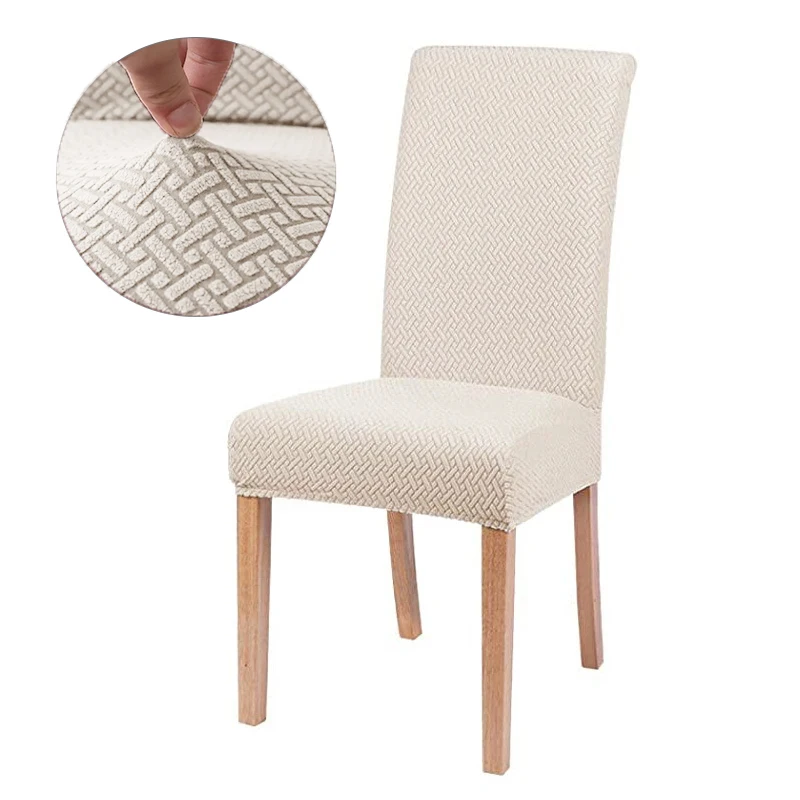 Durable Elastic Fabric Cover For Dining Chairs,Jacquard Chair Cover,Chairs Covers Stretch For Kitchens Home Living Room Decor Durable Elastic Fabric Cover For Dining Chairs,Jacquard Chair Cover,Chairs Covers Stretch For Kitchens Home Living Room Decor - Image 14