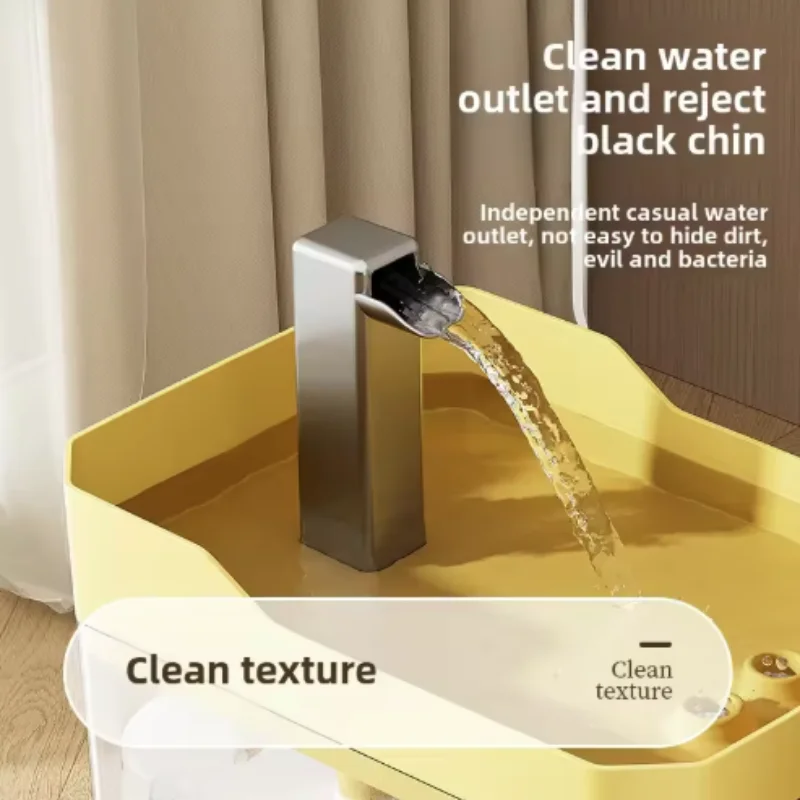 Cat Water Fountain With Auto Filter Transparent Anti-Dry Burning Recirculating Dispenser Includes Pump For Cats Cat Water Fountain With Auto Filter Transparent Anti-Dry Burning Recirculating Dispenser Includes Pump For Cats - Image 6