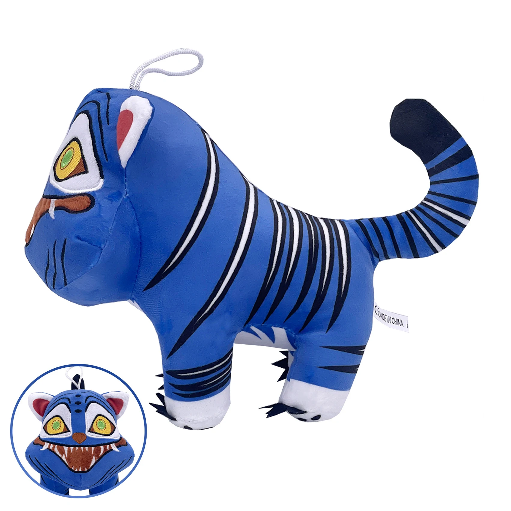Neue, Angesagte Anime-Hunter-Plüschfigur: Süßer Lila Tiger Mit Schwarzem Hut, Elster Mit 3 Augen, Monsterjäger-Mädchen-Gruppe, Stofftier Für Fans Als Geschenk Neue, Angesagte Anime-Hunter-Plüschfigur: Süßer Lila Tiger Mit Schwarzem Hut, Elster Mit 3 Augen, Monsterjäger-Mädchen-Gruppe, Stofftier Für Fans Als Geschenk - Image 16