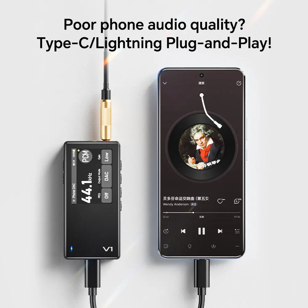 Tempotec Variations V1 Hifi-Musikplayer Mit Usb-Dac, Kopfhörerverstärker, 4,4-Mm- &Amp; 3,5-Mm-Anschlüssen, Peq Sowie Im05/Im01 Ohrhörern Tempotec Variations V1 Hifi-Musikplayer Mit Usb-Dac, Kopfhörerverstärker, 4,4-Mm- &Amp; 3,5-Mm-Anschlüssen, Peq Sowie Im05/Im01 Ohrhörern - Image 4