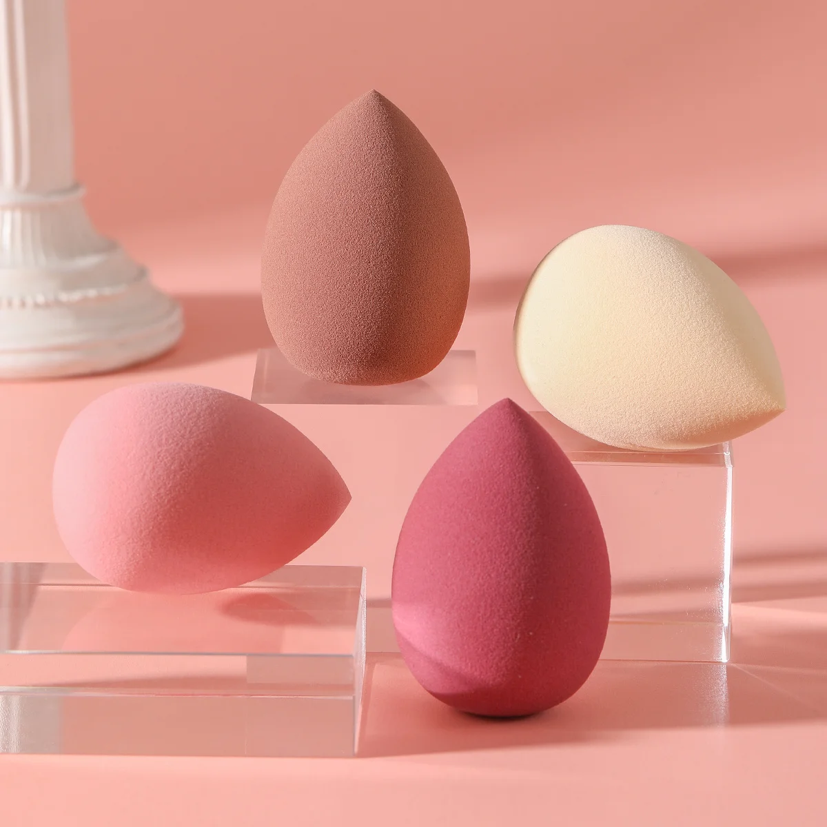 4 Pcs Beauty Egg Makeup Sponge Blenders Beauty Sponges Foundation Applicator 4 Pcs Beauty Egg Makeup Sponge Blenders Beauty Sponges Foundation Applicator - Image 3