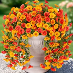 Künstliche Blumenranke „Morgenblüte“ für Hochzeitskränze, Heimdekoration, Valentinstagsdeko, Garten und Außenbereich – Hübscher hängender Bogen für DIY-Geschenke und Requisiten