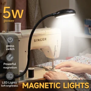 LED Nähmaschine Licht Industrielle Beleuchtung Lampe Flexible Magnetische Arbeits Licht Für Drehmaschine Bohrmaschine Pressen Werkbänke EU/Us-stecker