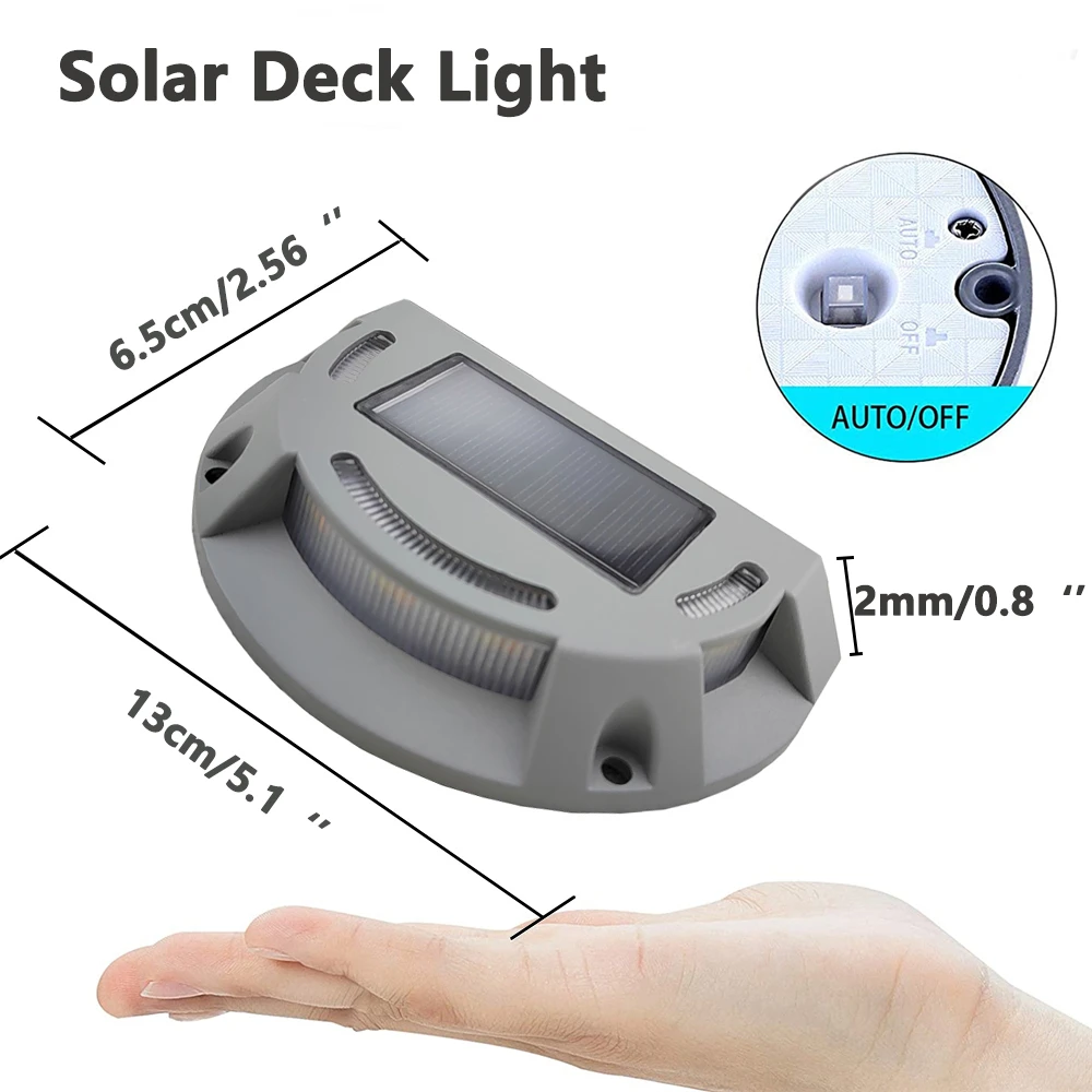 Led Solar Licht Im Freien Wasserdichte Garten Deck Treppen Licht Solar Stud Auffahrt Pathway Schritt Boden Dock Rasen Landschaft Beleuchtung Led Solar Licht Im Freien Wasserdichte Garten Deck Treppen Licht Solar Stud Auffahrt Pathway Schritt Boden Dock Rasen Landschaft Beleuchtung - Image 5