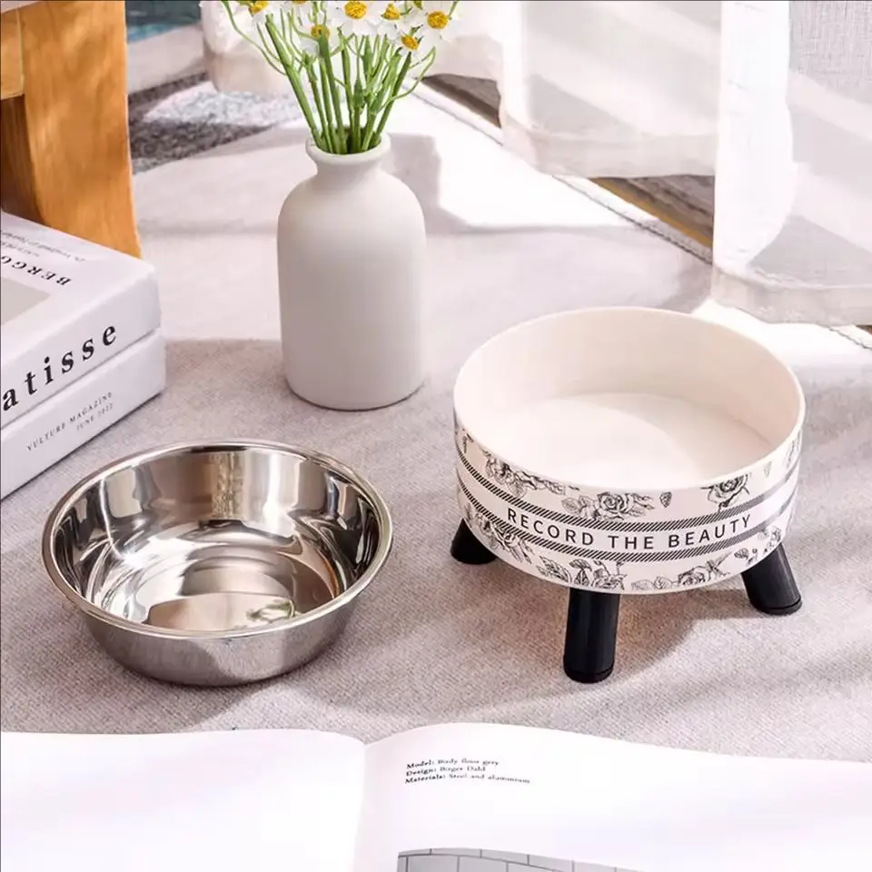 Stainless Steel Elevated Pet Bowls - Cat Dog Food Water Dishes, Raised Feeding Bowls For Pets Stainless Steel Elevated Pet Bowls - Cat Dog Food Water Dishes, Raised Feeding Bowls For Pets - Image 5