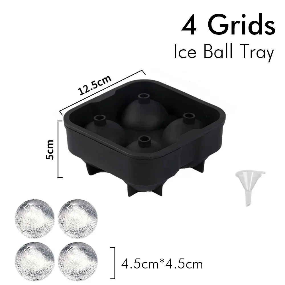 Eiswürfelschale, Silikon-Eisball-Gefrierschrankform, Quadratischer Eiswürfelbereiter Mit Deckel, 4/6/8 Gitter Für Whiskey, Cocktail, Kaffeezubehör Eiswürfelschale, Silikon-Eisball-Gefrierschrankform, Quadratischer Eiswürfelbereiter Mit Deckel, 4/6/8 Gitter Für Whiskey, Cocktail, Kaffeezubehör - Image 6