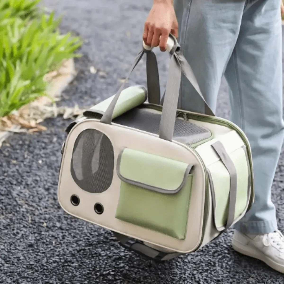 1Pcs Portable Pet Carrier Cat Bag For Cats And Dogs Ideal For Travel And Outdoor Activities Suitable For Cats And Small Dogs 1Pcs Portable Pet Carrier Cat Bag For Cats And Dogs Ideal For Travel And Outdoor Activities Suitable For Cats And Small Dogs - Image 2
