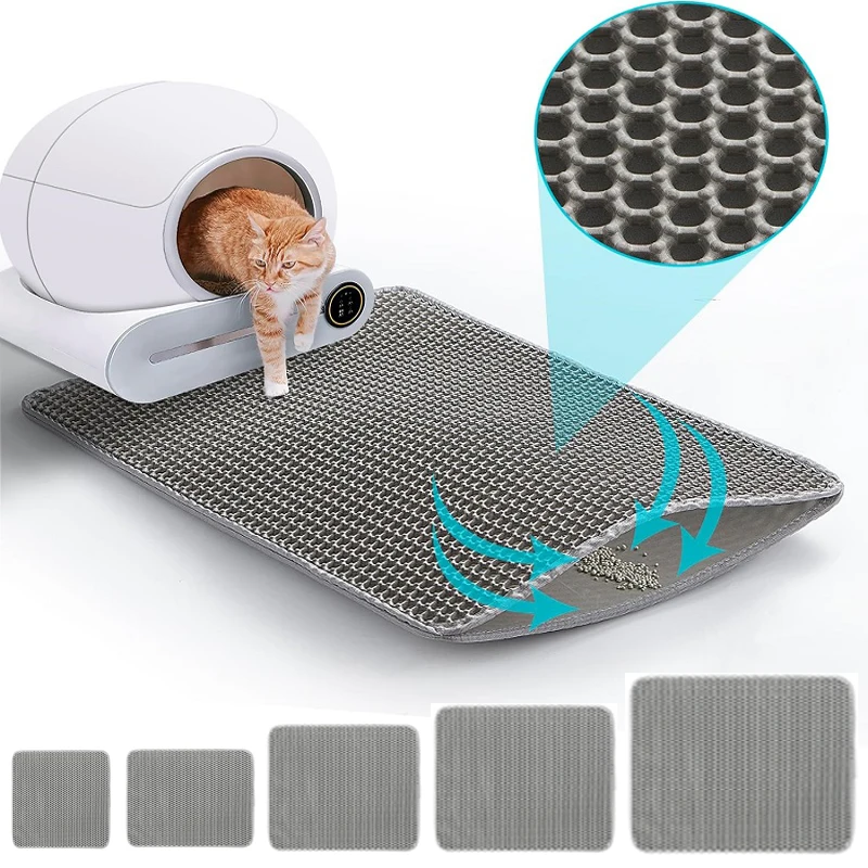 Large Size Cat Litter Mat Waterproof Pet Toilet Cat Litter Trapping Mat Non Slip Double Layer Cats Litter Box Pad Pet Product Large Size Cat Litter Mat Waterproof Pet Toilet Cat Litter Trapping Mat Non Slip Double Layer Cats Litter Box Pad Pet Product