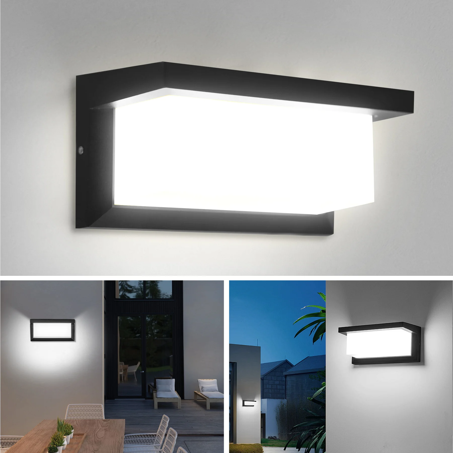 Led Vintage Rechteck Wandleuchte Innen Außen Dekorative Beleuchtung Für Veranda Wohnzimmer Schlafzimmer Hof Balkon Home Decor Led Vintage Rechteck Wandleuchte Innen Außen Dekorative Beleuchtung Für Veranda Wohnzimmer Schlafzimmer Hof Balkon Home Decor - Image 9
