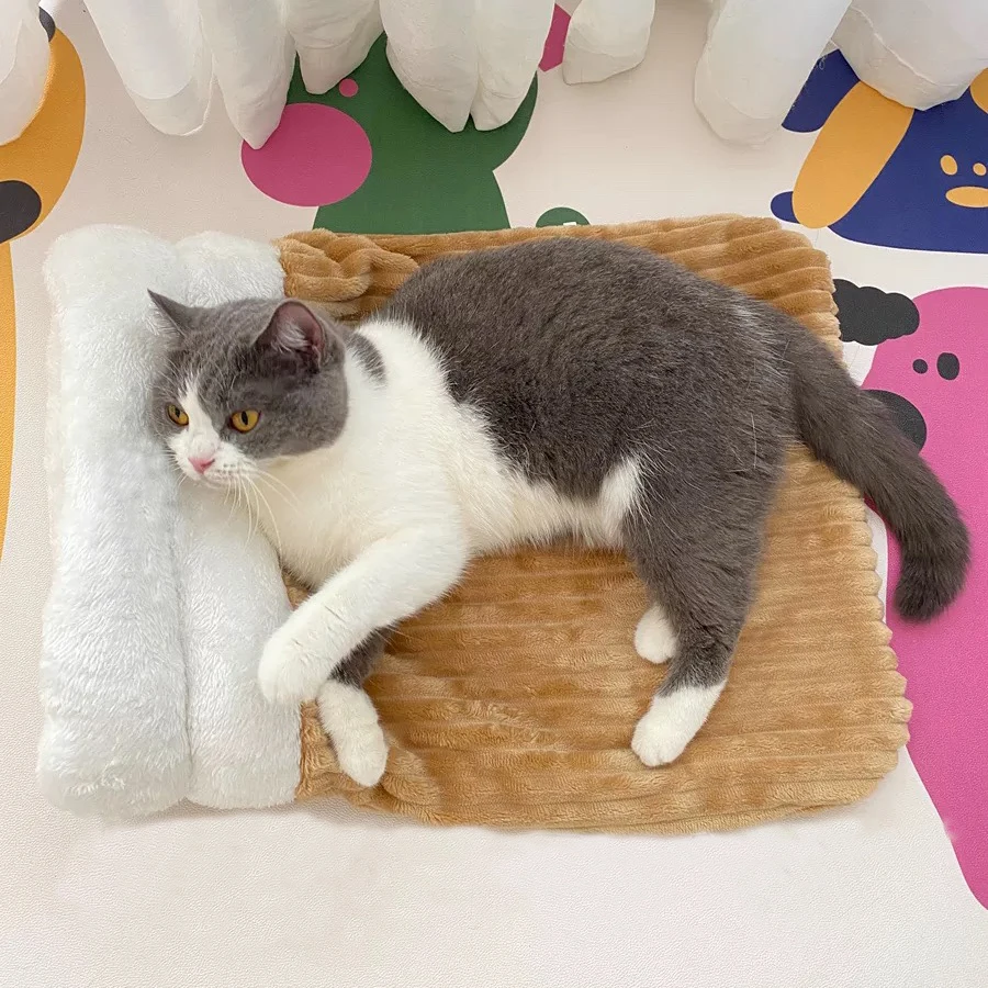 Winterschlafsack Für Katzen, Weicher Plüsch-Katzensack, 360° ° Wickel-Katzenhöhlenbett, Ungeladenes, Waschbares Nestbett Für Katzen Und Kleine Hunde Im Innenbereich Winterschlafsack Für Katzen, Weicher Plüsch-Katzensack, 360° ° Wickel-Katzenhöhlenbett, Ungeladenes, Waschbares Nestbett Für Katzen Und Kleine Hunde Im Innenbereich - Image 6