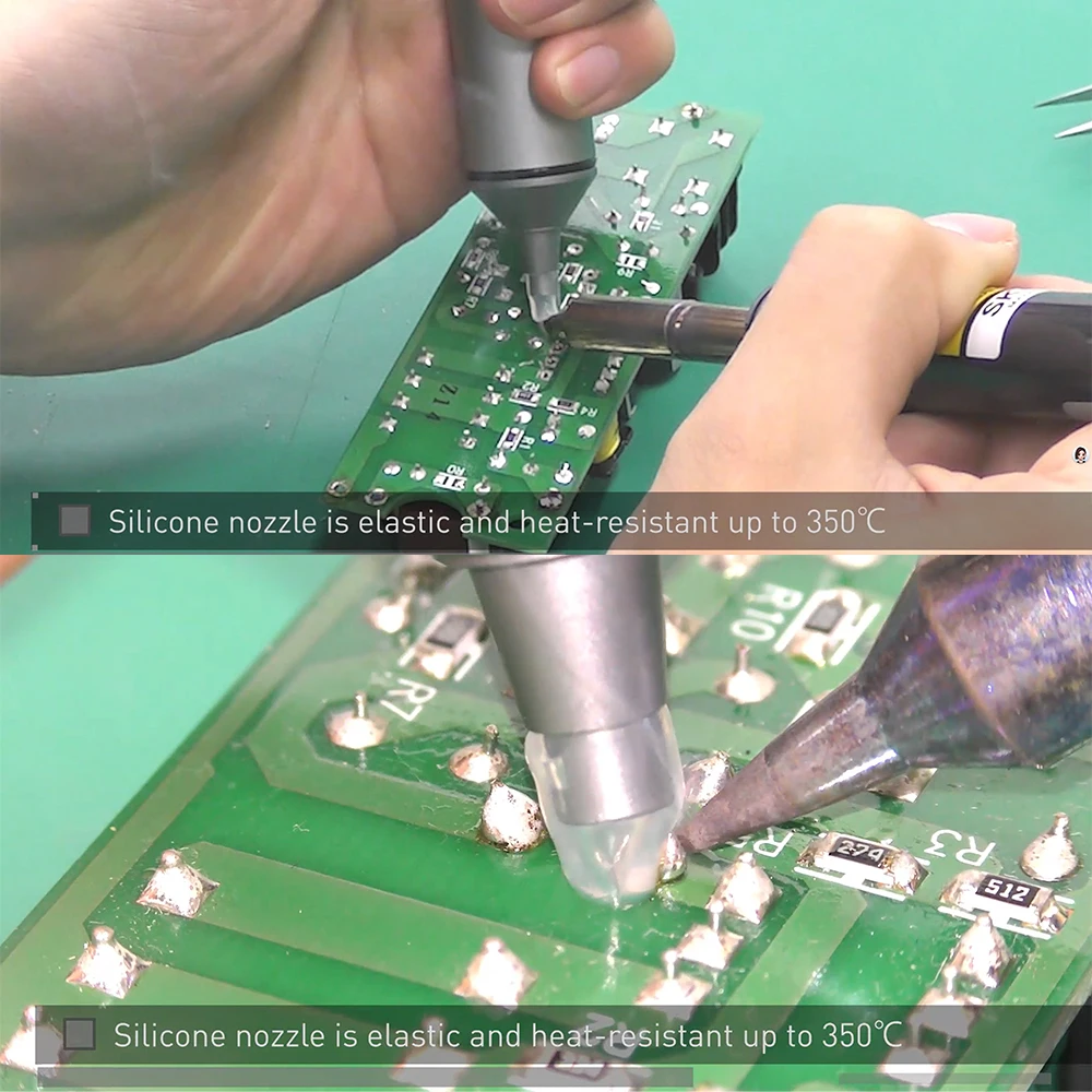 Ansiki Mjf-D9 Entlötpumpe Aus Aluminiumlegierung, Manuelle Vakuum-Zinnpumpe Für Pcb-Komponenten, Schweißreparatur-Werkzeug Ansiki Mjf-D9 Entlötpumpe Aus Aluminiumlegierung, Manuelle Vakuum-Zinnpumpe Für Pcb-Komponenten, Schweißreparatur-Werkzeug - Image 3
