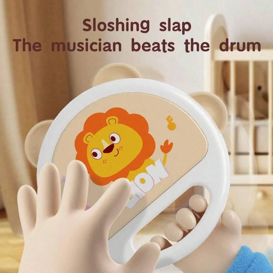 Baby Clapping Tambourine Delicate Tambourines Percussion Instrument Adorable Tambourines Handheld Tambourine Instrument For Kids Baby Clapping Tambourine Delicate Tambourines Percussion Instrument Adorable Tambourines Handheld Tambourine Instrument For Kids - Image 5