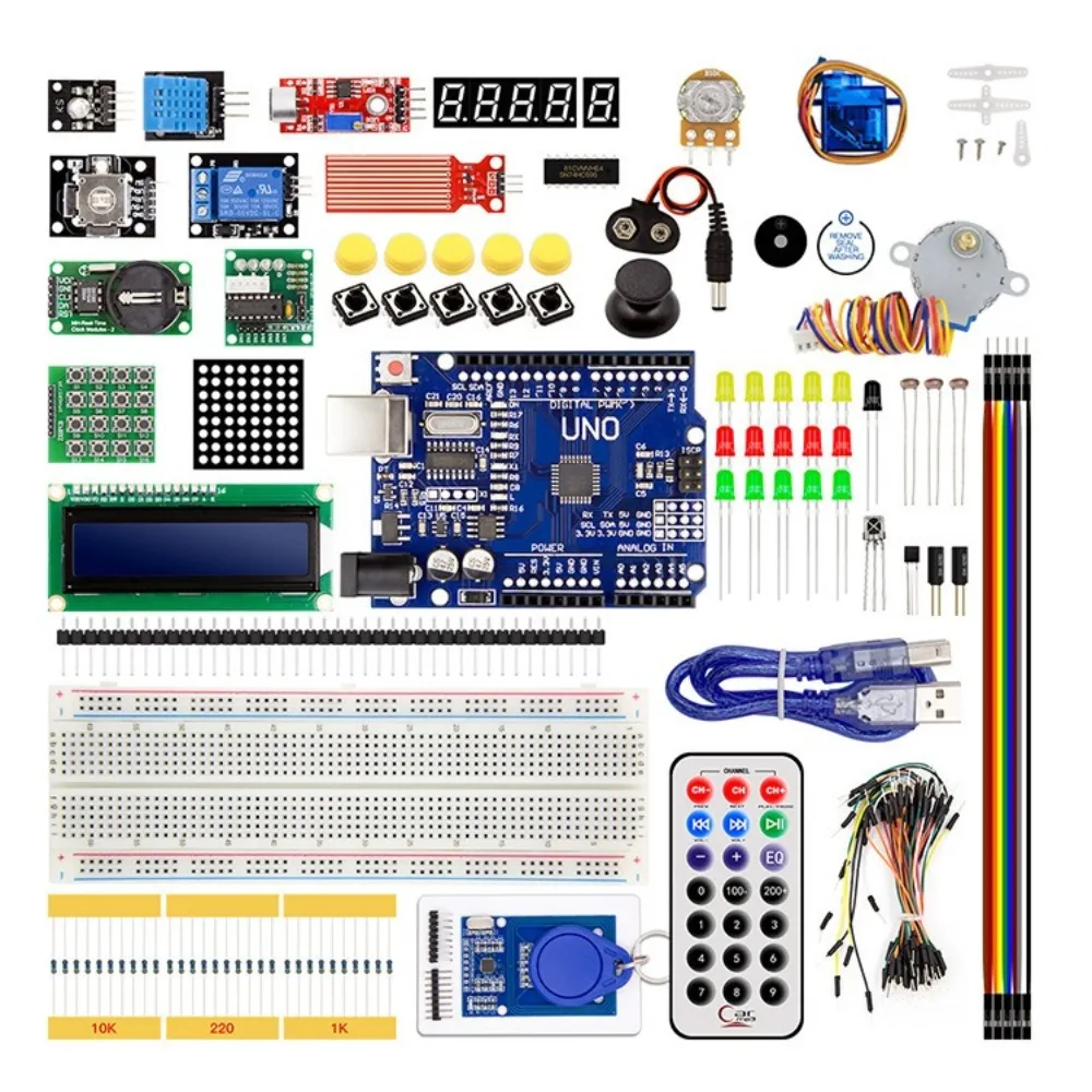 Arduino Uno R3 Starterkit Mit Rfid Rc522 &Amp; Schrittmotortreiber – Diy-Set Für Smart Home, Automatisierung Und Elektronikprojekte Arduino Uno R3 Starterkit Mit Rfid Rc522 &Amp; Schrittmotortreiber – Diy-Set Für Smart Home, Automatisierung Und Elektronikprojekte - Image 4