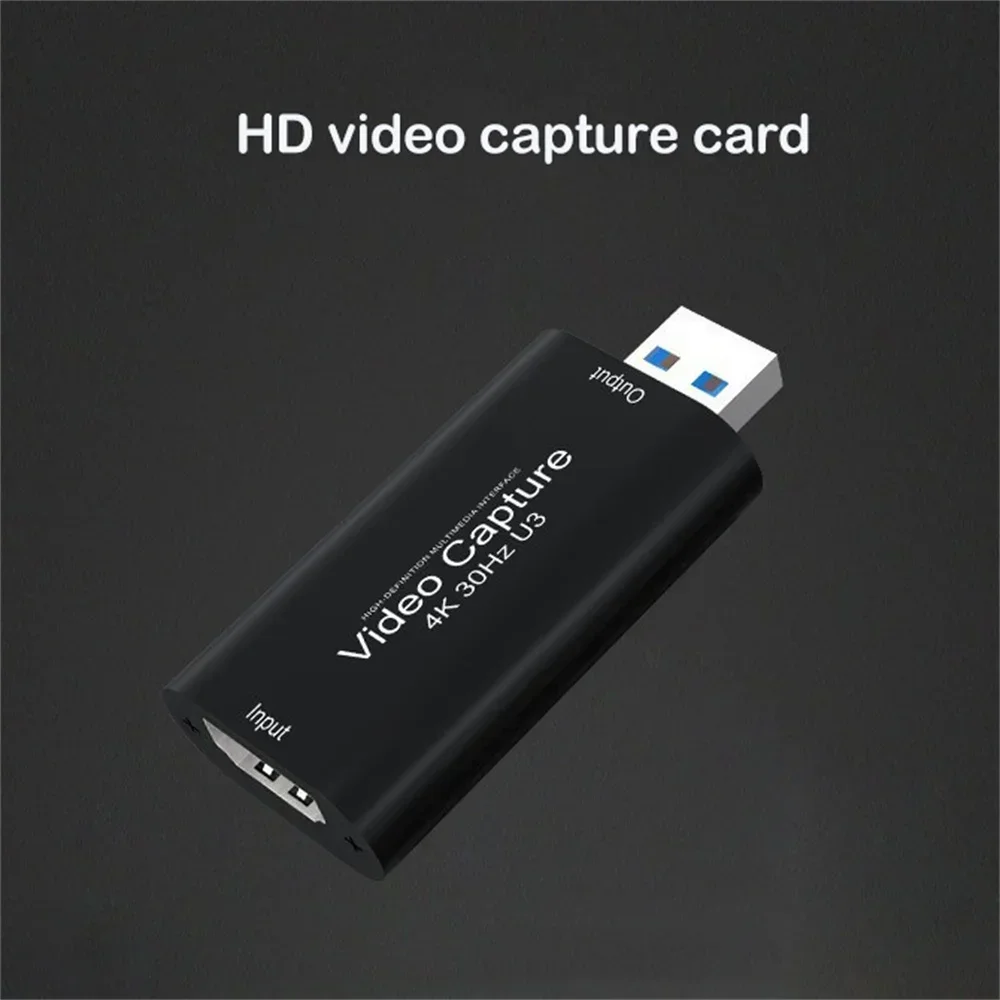 4K Hdmi-Video-Aufnahmekarte Usb 3.0/2.0 – Video Grabber Für Ps4, Gaming, Dvd, Camcorder, Kamera &Amp; Live-Streaming 4K Hdmi-Video-Aufnahmekarte Usb 3.0/2.0 – Video Grabber Für Ps4, Gaming, Dvd, Camcorder, Kamera &Amp; Live-Streaming - Image 4
