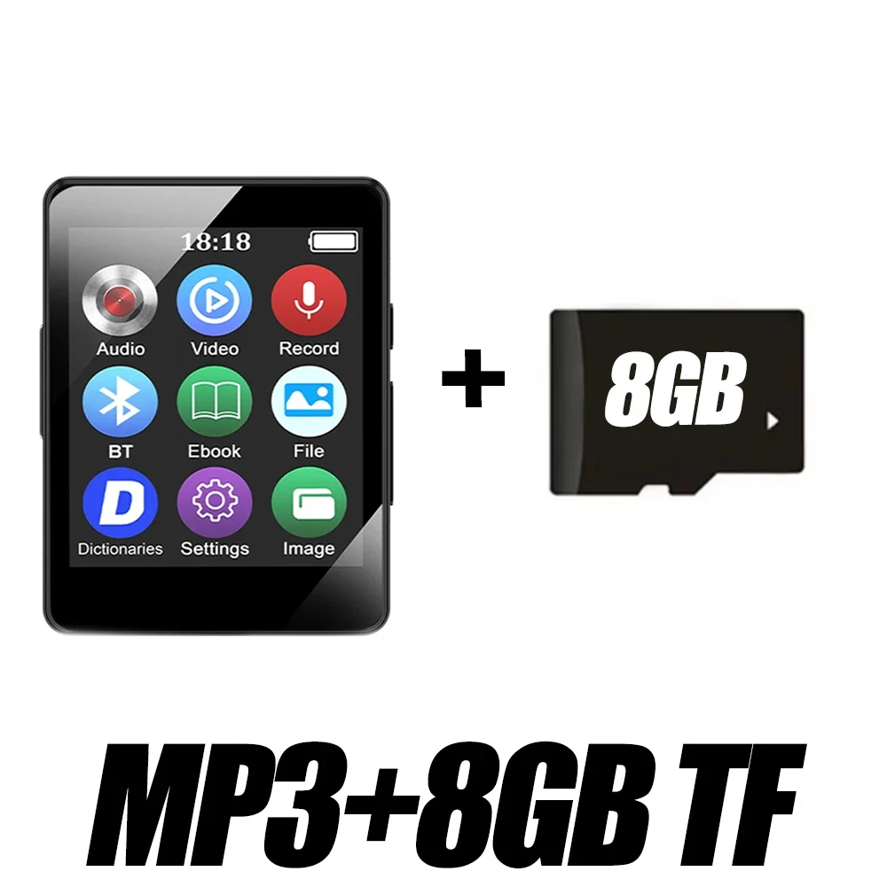 Tragbarer Mp3-Player Mit Bluetooth 5.0 – Mini-Musikplayer Mit Bildschirm, Avi-Videowiedergabe, Fm-Radio, Aufnahmefunktion Und Sport-Design Tragbarer Mp3-Player Mit Bluetooth 5.0 – Mini-Musikplayer Mit Bildschirm, Avi-Videowiedergabe, Fm-Radio, Aufnahmefunktion Und Sport-Design - Image 8