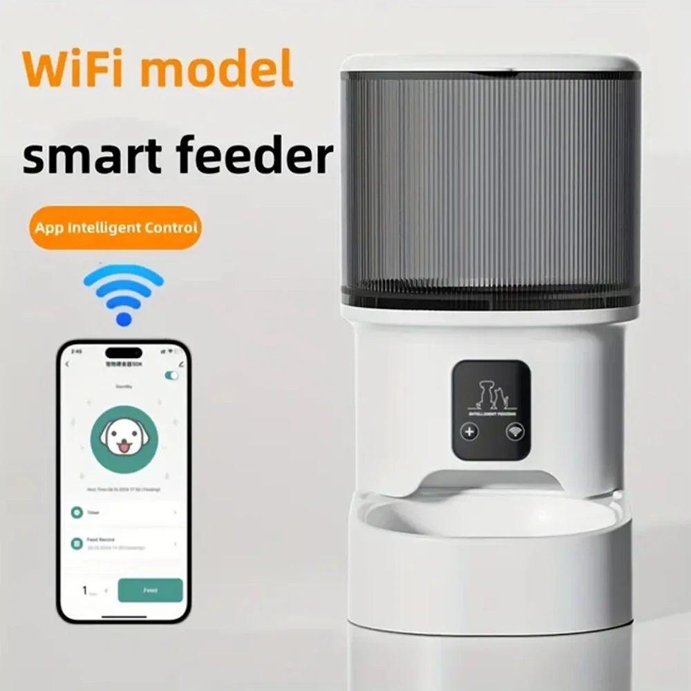 4L Visual Automatic Cat Feeder - Timed Pet Feeder For Cats And Dogs, With Dry Food Dispenser, No Food Stuck, Desiccant Bag 4L Visual Automatic Cat Feeder - Timed Pet Feeder For Cats And Dogs, With Dry Food Dispenser, No Food Stuck, Desiccant Bag - Image 7