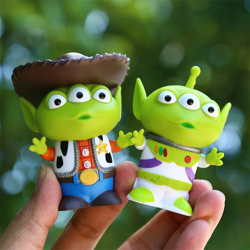 6 Stück/Set Disney Toy Story Buzz Lightyear Anime-Figur Niedliche Grüne Aliens Woody Actionfigur Mini-Modell Dekoration Spielzeug Puppe Geschenk 6 Stück/Set Disney Toy Story Buzz Lightyear Anime-Figur Niedliche Grüne Aliens Woody Actionfigur Mini-Modell Dekoration Spielzeug Puppe Geschenk - Image 6