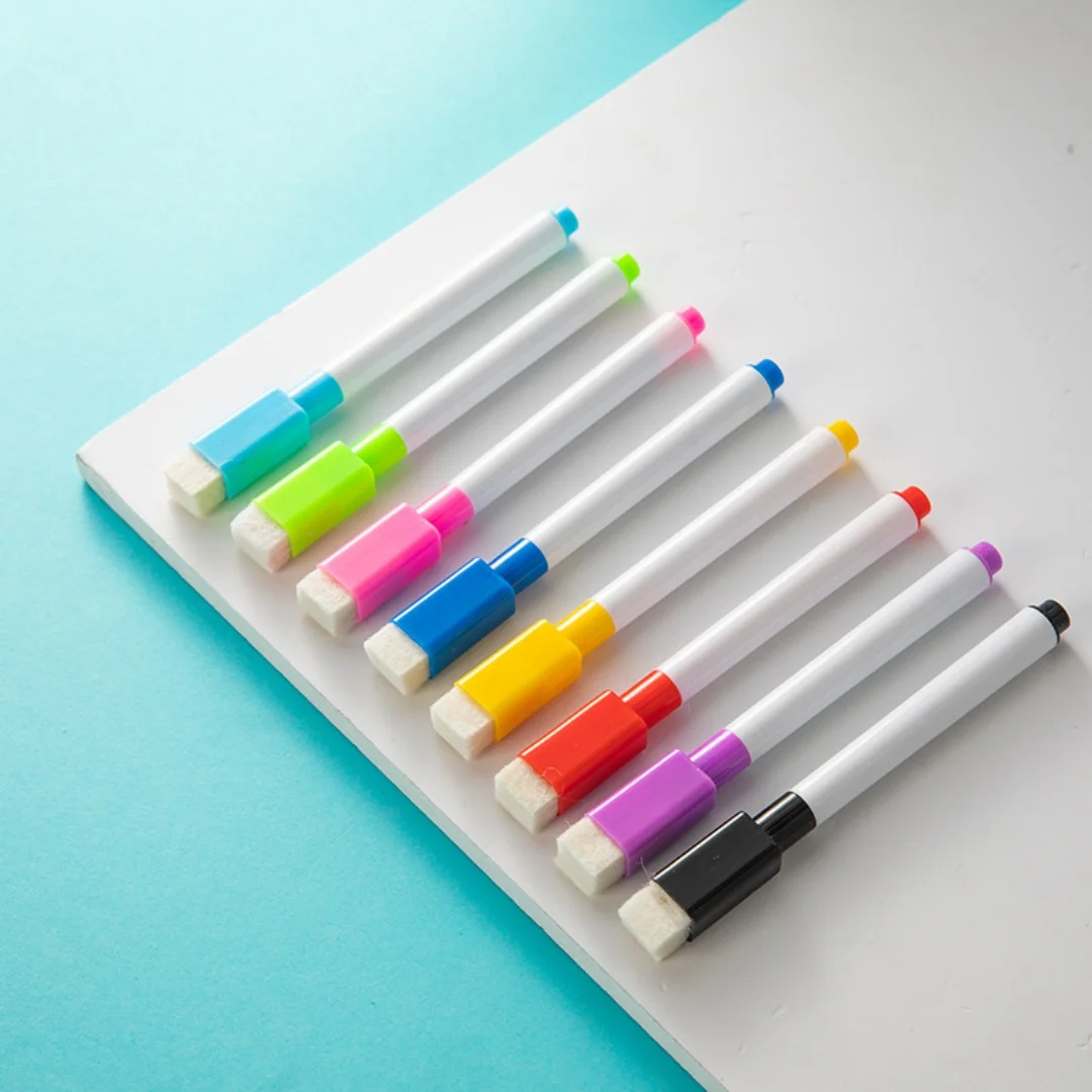 8 Stück/Set Rundspitze 11,3 X 1 Cm, Kleine Größe, Kein Magnetisches Whiteboard, Trocken Abwischbare Marker, 8 Farben * 1 Stück Magnetstift 8 Stück/Set Rundspitze 11,3 X 1 Cm, Kleine Größe, Kein Magnetisches Whiteboard, Trocken Abwischbare Marker, 8 Farben * 1 Stück Magnetstift