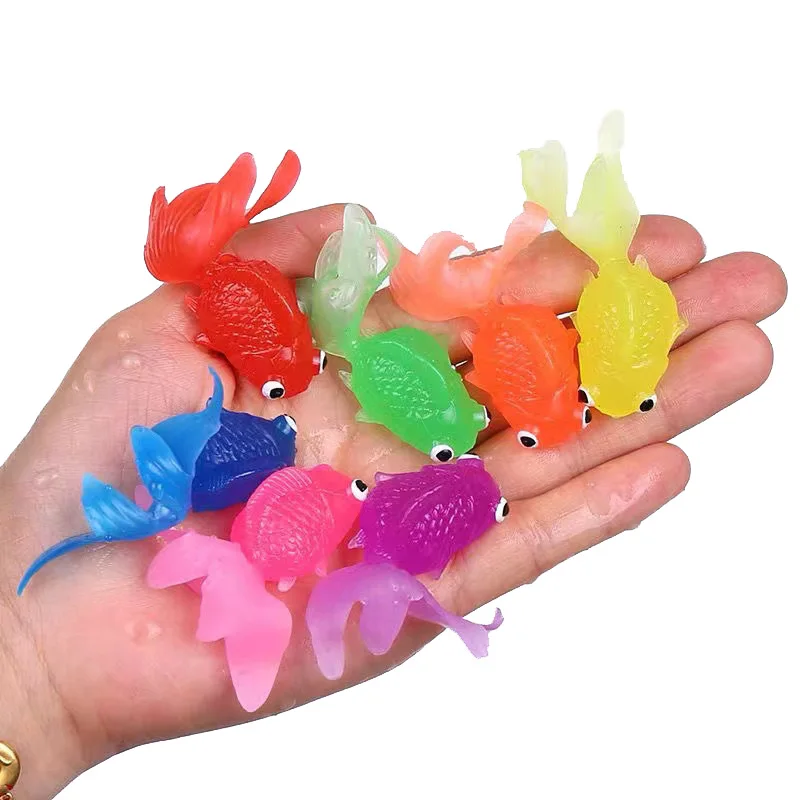 Children'S 10Pcs/Set Kawaii Simulation Rubber Goldfish Baby Bath Water Play Games Toys For Kids Toddlers Bathing Shower Gifts Children'S 10Pcs/Set Kawaii Simulation Rubber Goldfish Baby Bath Water Play Games Toys For Kids Toddlers Bathing Shower Gifts - Image 2