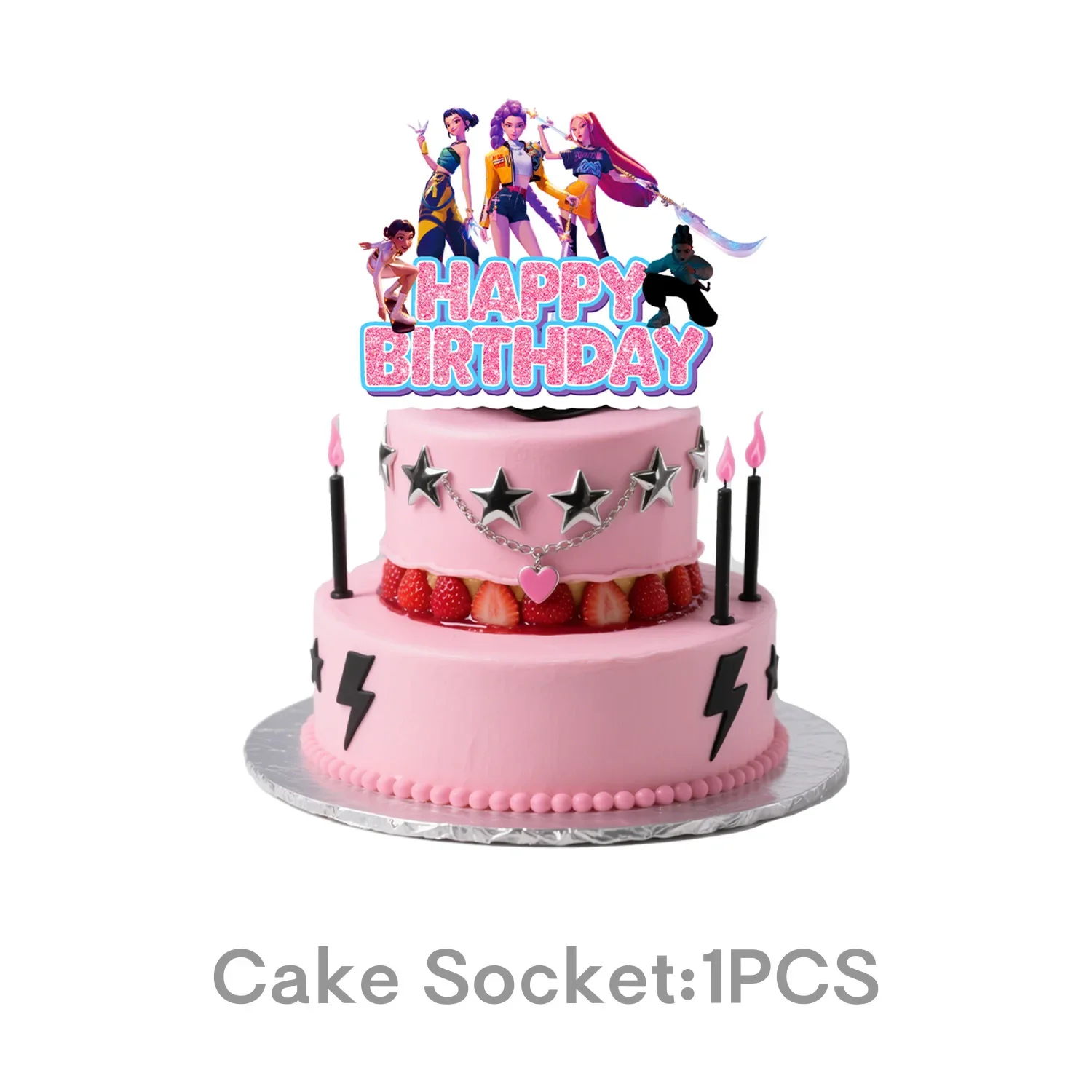 Kawaii K-Pop Gruppen-Thema Geburtstagsparty-Dekoration, Heimparty-Geschirr, Pappteller, Pappbecher, Banner, Servietten, Großhandel Neu Kawaii K-Pop Gruppen-Thema Geburtstagsparty-Dekoration, Heimparty-Geschirr, Pappteller, Pappbecher, Banner, Servietten, Großhandel Neu - Image 27
