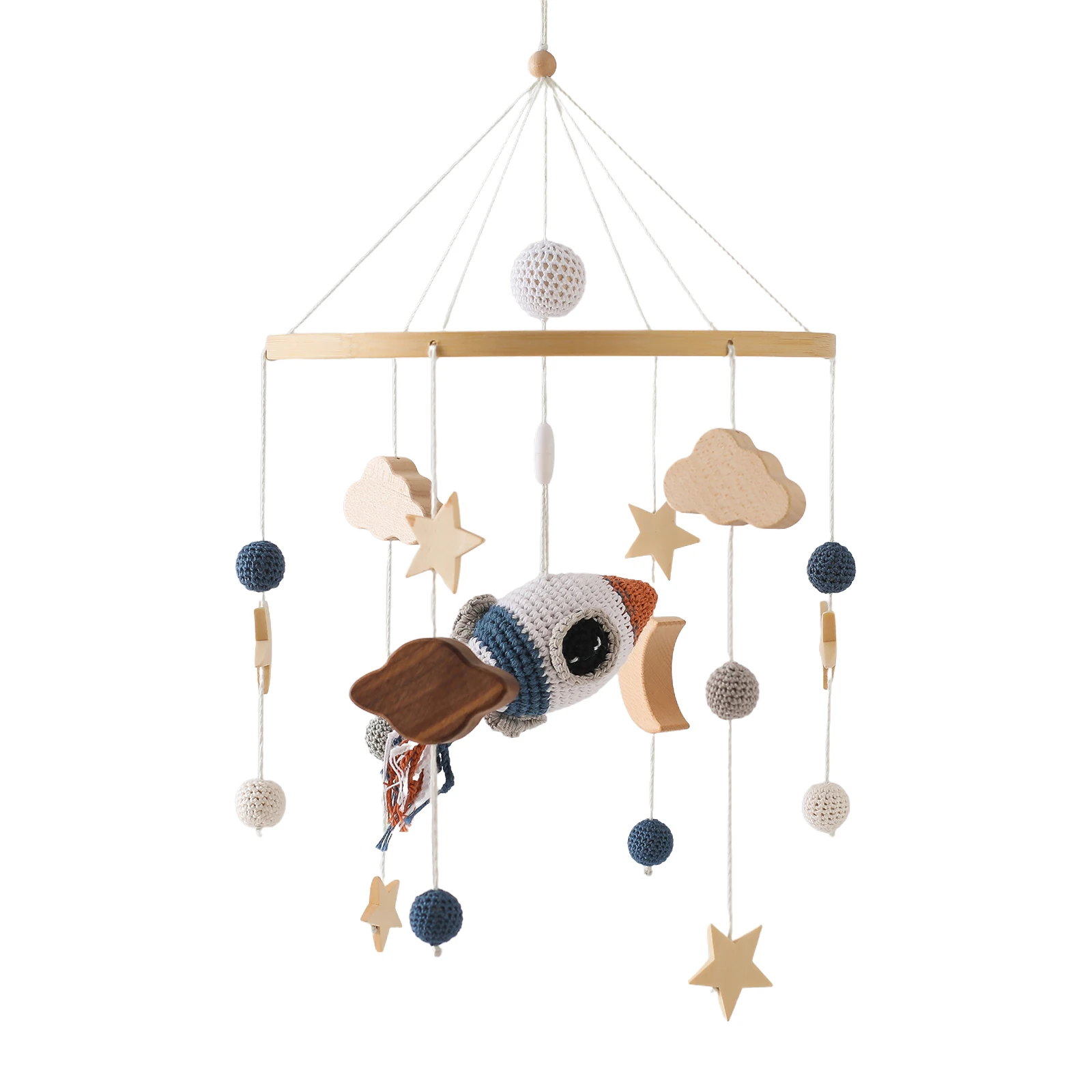 Baby-Holzhalterung, Bettglocke, 0,6 Monate, Spielzeughalterung, Zubehör, Hängehalterung, Weiches Mobiltelefon Auf Dem Bett, Babyzimmer-Dekoration, Kinderbett Baby-Holzhalterung, Bettglocke, 0,6 Monate, Spielzeughalterung, Zubehör, Hängehalterung, Weiches Mobiltelefon Auf Dem Bett, Babyzimmer-Dekoration, Kinderbett - Image 22