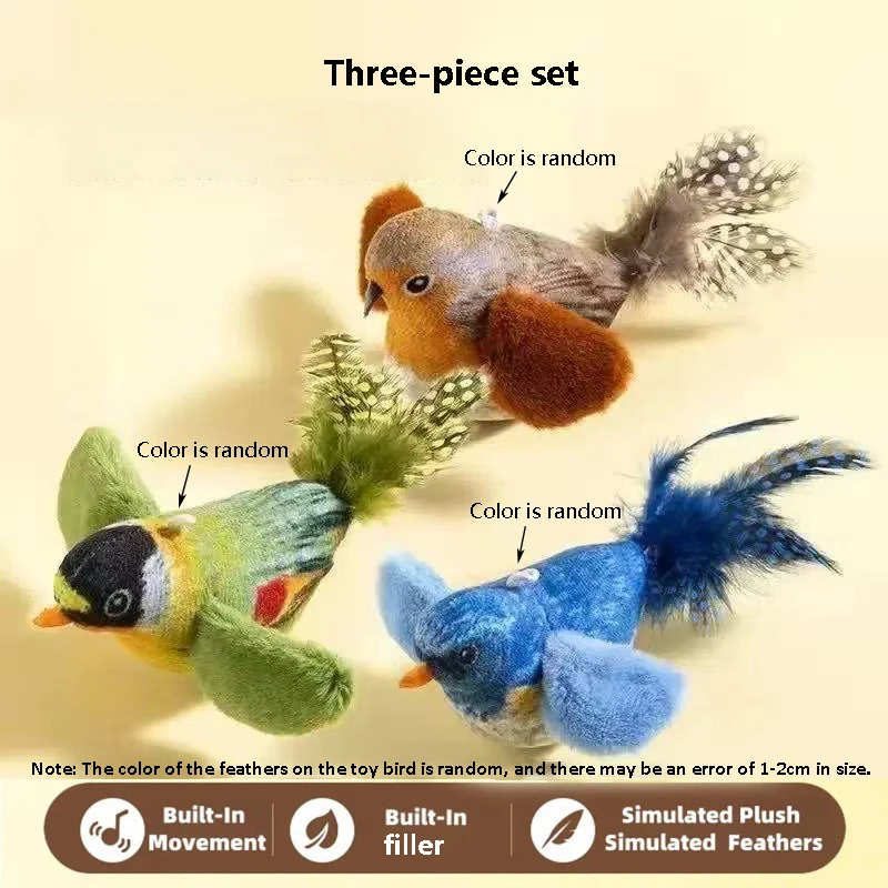 Katzenspielzeug Mit Vogelgeräuschen Zur Unterhaltung, Elastisches Seil Zur Langeweile-Bekämpfung Und Zum Schutz Vor Kratzen Und Beißen Katzenspielzeug Mit Vogelgeräuschen Zur Unterhaltung, Elastisches Seil Zur Langeweile-Bekämpfung Und Zum Schutz Vor Kratzen Und Beißen - Image 10