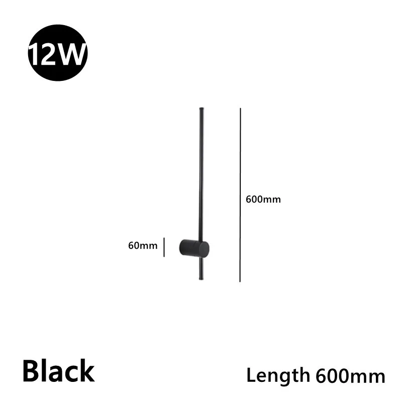 Moderne Minimalistische Led Rotierende Wandleuchte Innen Lange Wandlampe Wohnzimmer Schlafzimmer Hintergrund-Wandleuchte Moderne Minimalistische Led Rotierende Wandleuchte Innen Lange Wandlampe Wohnzimmer Schlafzimmer Hintergrund-Wandleuchte - Image 9