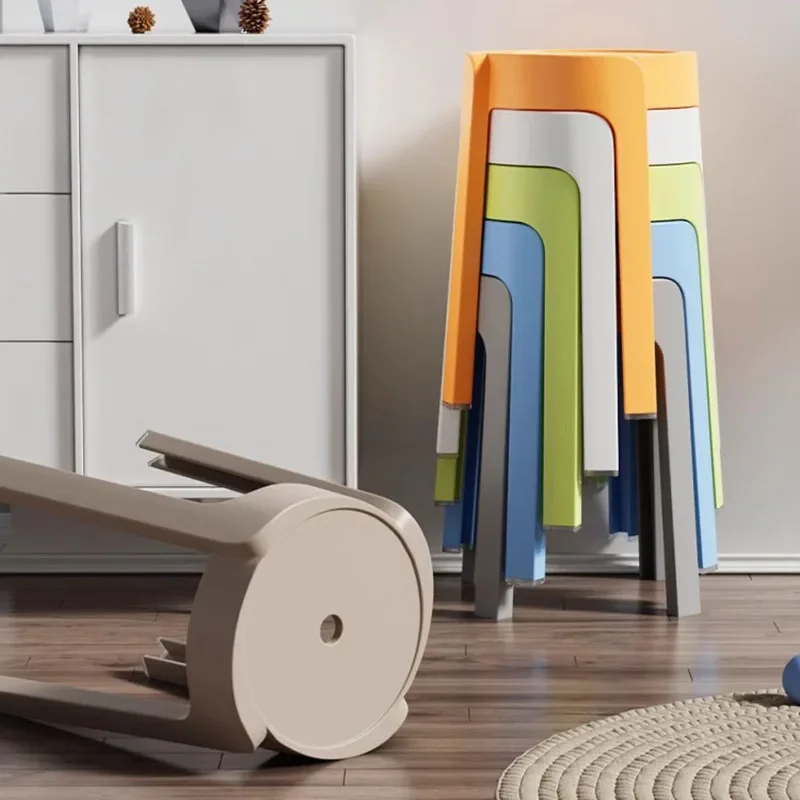 Luxury Household Foot Stool Plastic Fashion Designer Entryway Bench Stool Adults Creative Leisure Tabouret Unique Furniture Luxury Household Foot Stool Plastic Fashion Designer Entryway Bench Stool Adults Creative Leisure Tabouret Unique Furniture