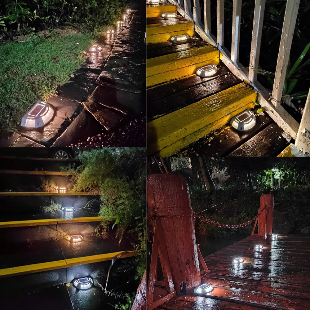 Led Solar Licht Im Freien Wasserdichte Garten Deck Treppen Licht Solar Stud Auffahrt Pathway Schritt Boden Dock Rasen Landschaft Beleuchtung Led Solar Licht Im Freien Wasserdichte Garten Deck Treppen Licht Solar Stud Auffahrt Pathway Schritt Boden Dock Rasen Landschaft Beleuchtung - Image 6