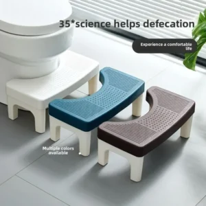 New Bathroom Squatty Potty Toilet Stool for Children Pregnant Woman Seat Elderly Toilet Foot Stand Stool Bathroom Accessories