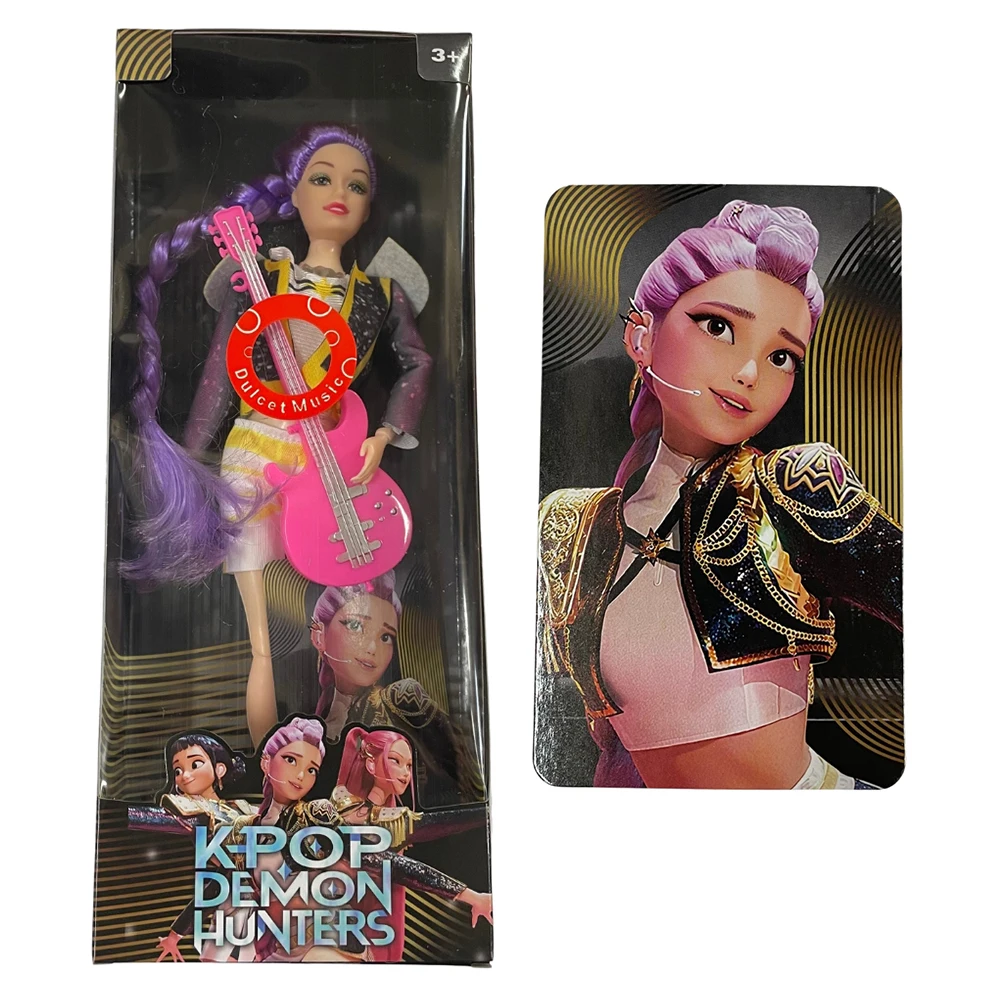 Hot Rumi Mira Zoey Bewegliche Gelenkpuppe 11 Zoll Mit Themenmusik, Niedliches Spielzeug, Schwert, Cosplay-Requisiten, Geschenk Für Fans Hot Rumi Mira Zoey Bewegliche Gelenkpuppe 11 Zoll Mit Themenmusik, Niedliches Spielzeug, Schwert, Cosplay-Requisiten, Geschenk Für Fans - Image 15