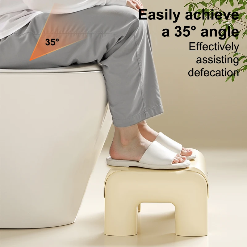 Uforu Toilet Stool Household Footstool Thickened Strong Anti-Slip Adult Squatting Aid Uforu Toilet Stool Household Footstool Thickened Strong Anti-Slip Adult Squatting Aid - Image 4