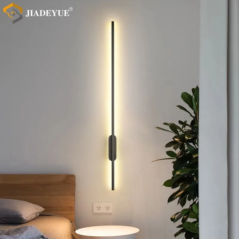 Moderne Led Lange Wandleuchte Nordisch Minimalistisch Wohnzimmer Sofa Tv Schlafzimmer Nachttischlampe Innen-Wandleuchte Moderne Led Lange Wandleuchte Nordisch Minimalistisch Wohnzimmer Sofa Tv Schlafzimmer Nachttischlampe Innen-Wandleuchte - Image 3
