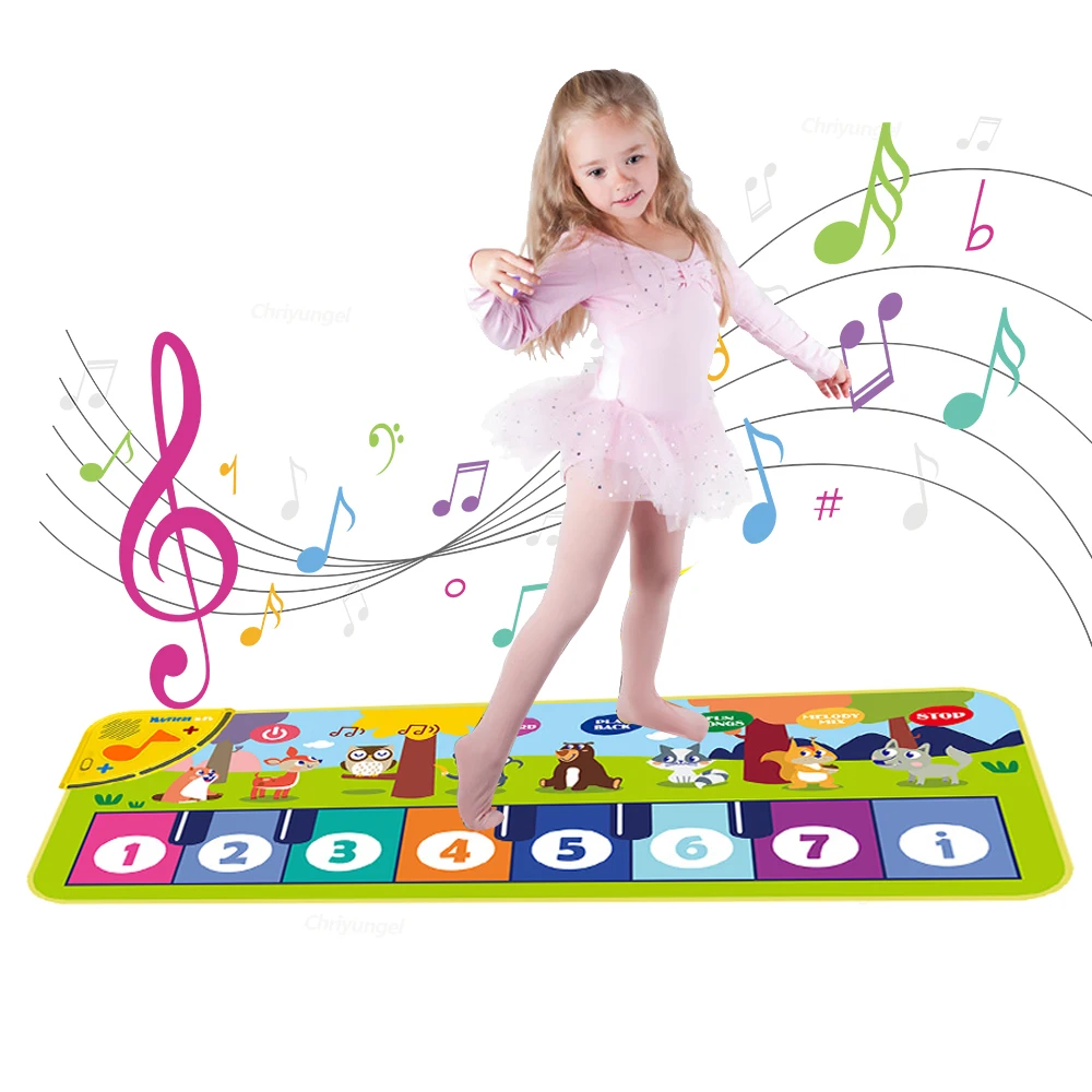 Piano Mat For Kids 80*30Cm Toddlers Floor Keyboard Dance Mat Play Musical Carpet Music Instrument Toys Toddlers Girl Boy Gift Piano Mat For Kids 80*30Cm Toddlers Floor Keyboard Dance Mat Play Musical Carpet Music Instrument Toys Toddlers Girl Boy Gift