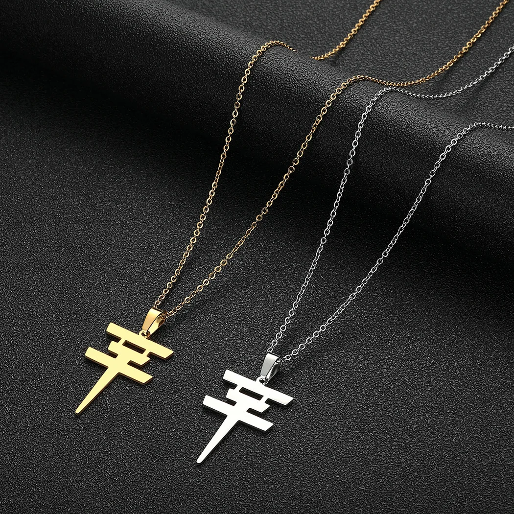 Tokio Hotel Anhänger Halskette Für Männer Frauen Kpop Kragen Collares Para Mujer Halsband Edelstahl Schmuck Koreanische Mode Kette Tokio Hotel Anhänger Halskette Für Männer Frauen Kpop Kragen Collares Para Mujer Halsband Edelstahl Schmuck Koreanische Mode Kette - Image 4