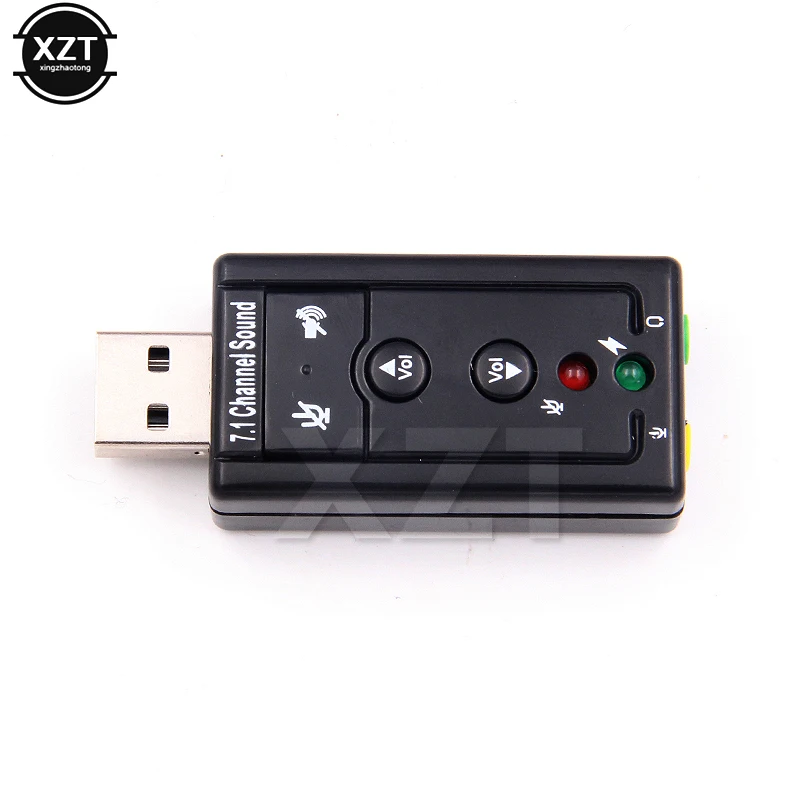 Externe Usb-Soundkarte Mini 2.0 – 7.1-Kanal-Audio, Virtueller 3D-Sound, 480 Mbit/S Für Pc, Desktop &Amp; Notebook Externe Usb-Soundkarte Mini 2.0 – 7.1-Kanal-Audio, Virtueller 3D-Sound, 480 Mbit/S Für Pc, Desktop &Amp; Notebook - Image 2