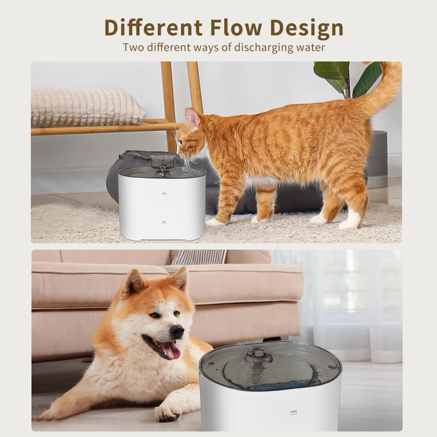 Katze Wasser Brunnen Auto Umlauf Filtring Katzen Hund Wasser Dispenser Usb Elektrische Stumm Pumpe Katze Ohr Haustier Katzen Trinkbrunnen Katze Wasser Brunnen Auto Umlauf Filtring Katzen Hund Wasser Dispenser Usb Elektrische Stumm Pumpe Katze Ohr Haustier Katzen Trinkbrunnen - Image 14