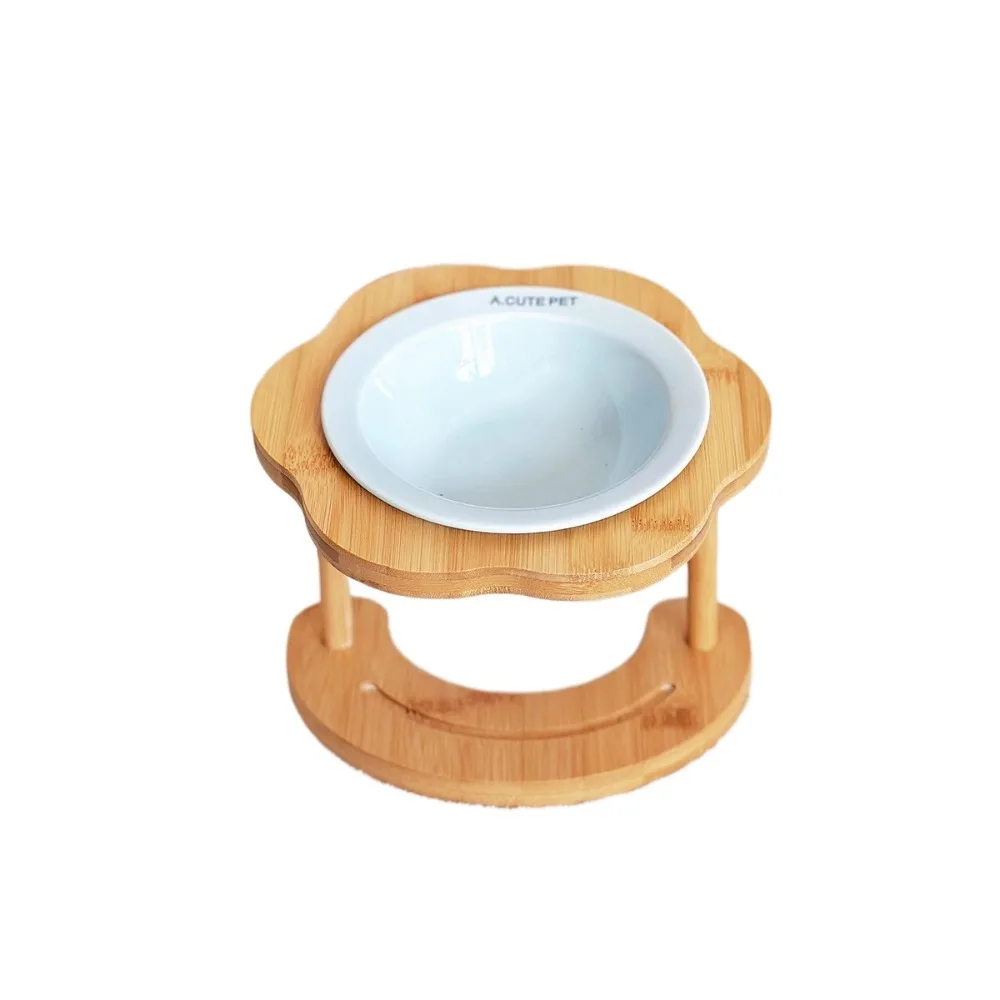 Pet Supplies Ceramic Cat Bowl Wooden Cute Dog Food Feeding Basin Detachable Non-Slip Pet High Foot Bowl Water Container Pet Supplies Ceramic Cat Bowl Wooden Cute Dog Food Feeding Basin Detachable Non-Slip Pet High Foot Bowl Water Container - Image 10