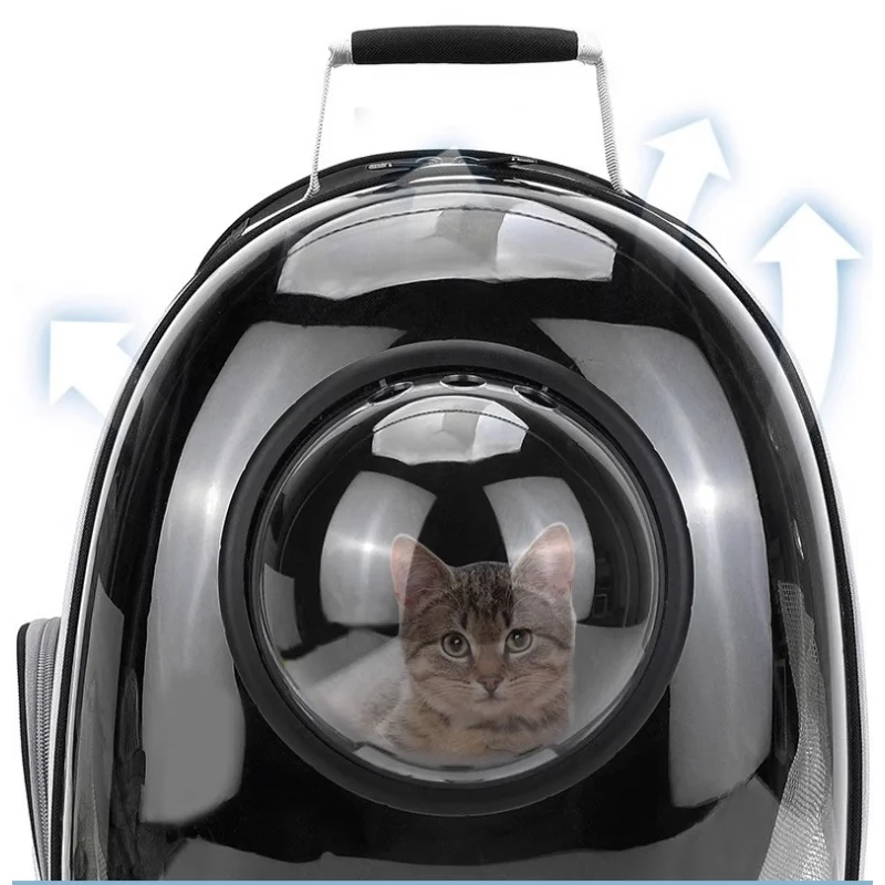 Cat Backpack Carrier With 360° Transparent Bubble And Breathable Design – Spacious Lightweight Travel Bag For Outdoor Adventures Cat Backpack Carrier With 360° Transparent Bubble And Breathable Design – Spacious Lightweight Travel Bag For Outdoor Adventures - Image 5